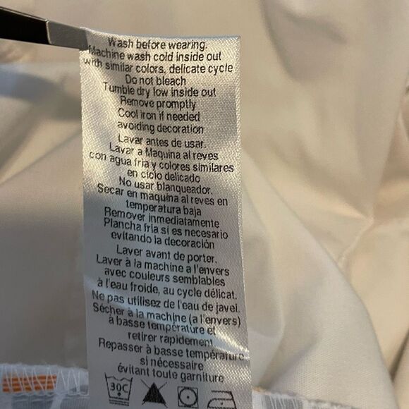 Code Happy Penn State Scrub Jacket White Round Neck Warm Up Long Sleeve M - Picture 7 of 7